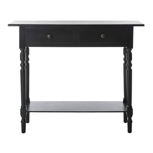 Hawthorne Collection Wood Console in Black