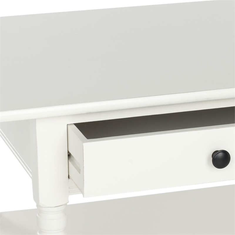 Hawthorne Collection Wood Coffee Table in Cream