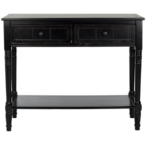 Hawthorne Collection Wood Console in Black