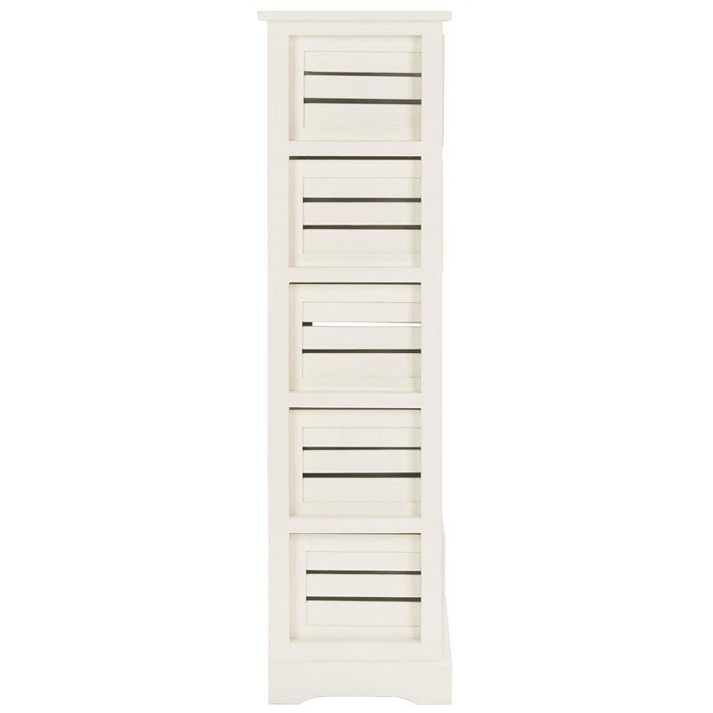 Hawthorne Collection Pine Cabinet in Cream