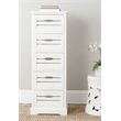 Hawthorne Collection Pine 5 Drawer Cabinet in Black