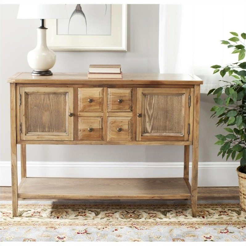 Hawthorne Collection Sideboard in Oak - Thumbnail 2
