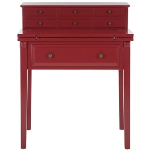 Hawthorne Collection Pine Wood Desk in Cherry