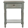 Hawthorne Collection Elm Wood End Table in Ash Grey