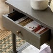 Hawthorne Collection Elm Wood End Table in Ash Grey