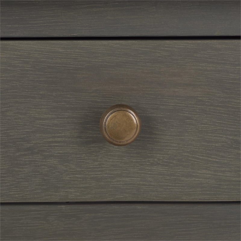 Hawthorne Collection Elm Wood End Table in Ash Grey