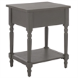 Hawthorne Collection Elm Wood End Table in Ash Grey