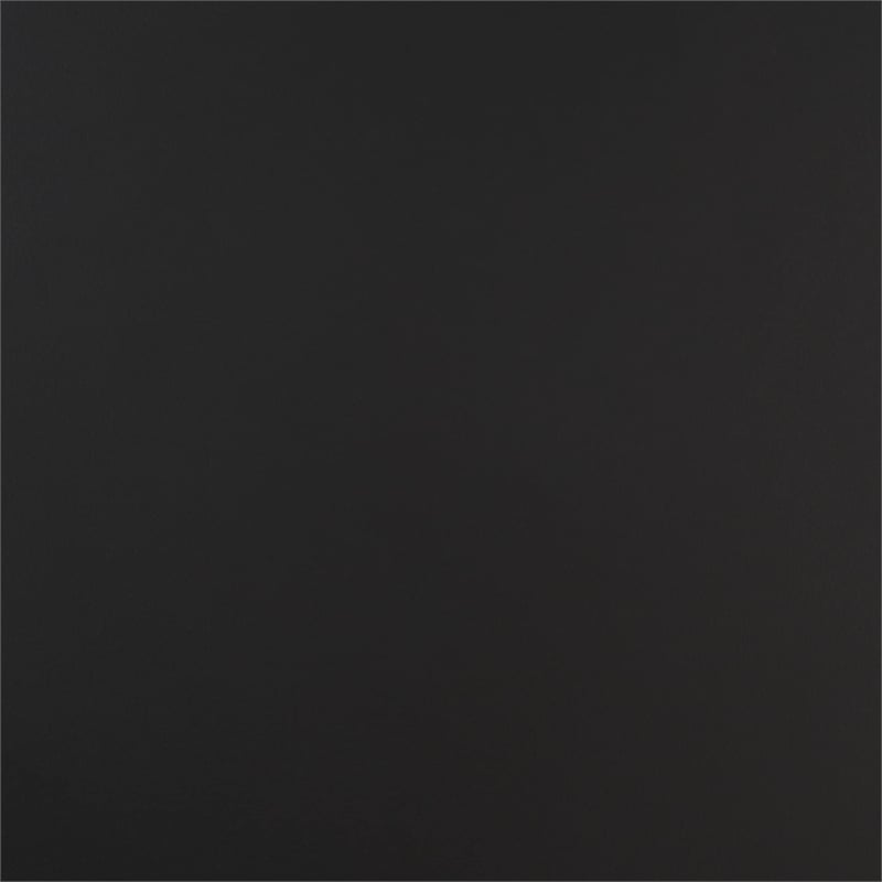 Hawthorne Collection Iron Drum Stool in Black