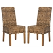 Hawthorne Collection Mango Dining Chair in Brown (Set Of 2)