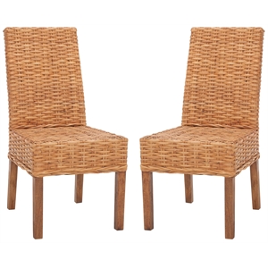 Hawthorne Collection Mango Dining Chair in Honey (Set Of 2)