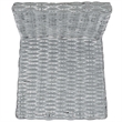 Hawthorne Collection Rattan Dining Chair in Grey White Wash (Set of 2)
