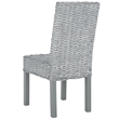 Hawthorne Collection Rattan Dining Chair in Grey White Wash (Set of 2)