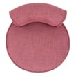 Hawthorne Collection Birch Wood Vanity Stool in Pink