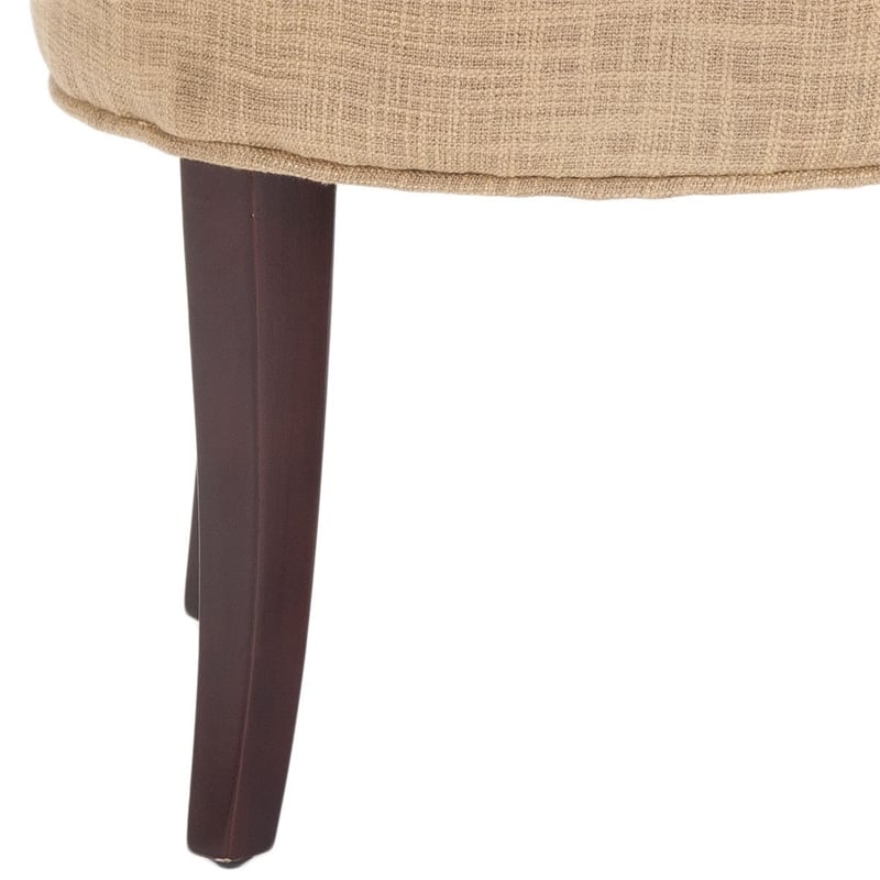 Hawthorne Collection Birch Wood Vanity Stool in Gold