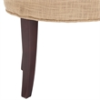 Hawthorne Collection Birch Wood Vanity Stool in Gold