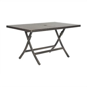Hawthorne Collection Folding Table in Brown
