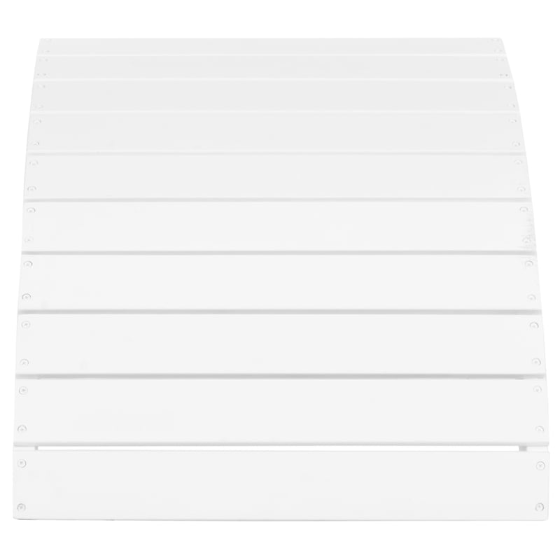 Hawthorne Collection Acacia Ottoman in White