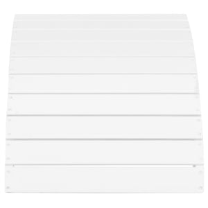 Hawthorne Collection Acacia Ottoman in White