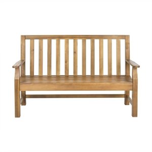 Hawthorne Collection Acacia Bench in Natural