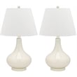 Hawthorne Collection Gourd Glass Lamp (Set Of 2) in White