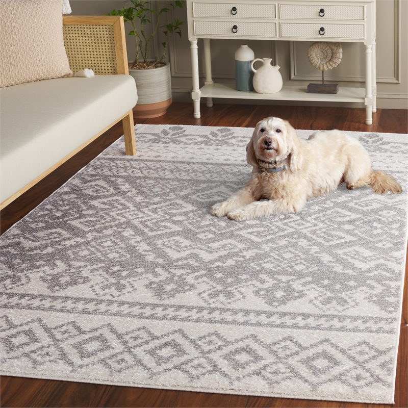Hawthorne Collection Ivory Area Rug - 5'1