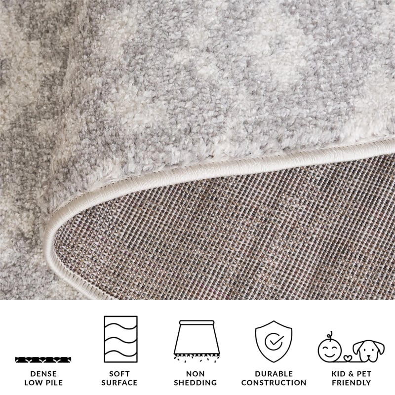 Hawthorne Collection Ivory Area Rug - Runner 2'6