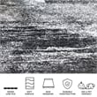 Hawthorne Collection Silver Area Rug - 8' x 10'