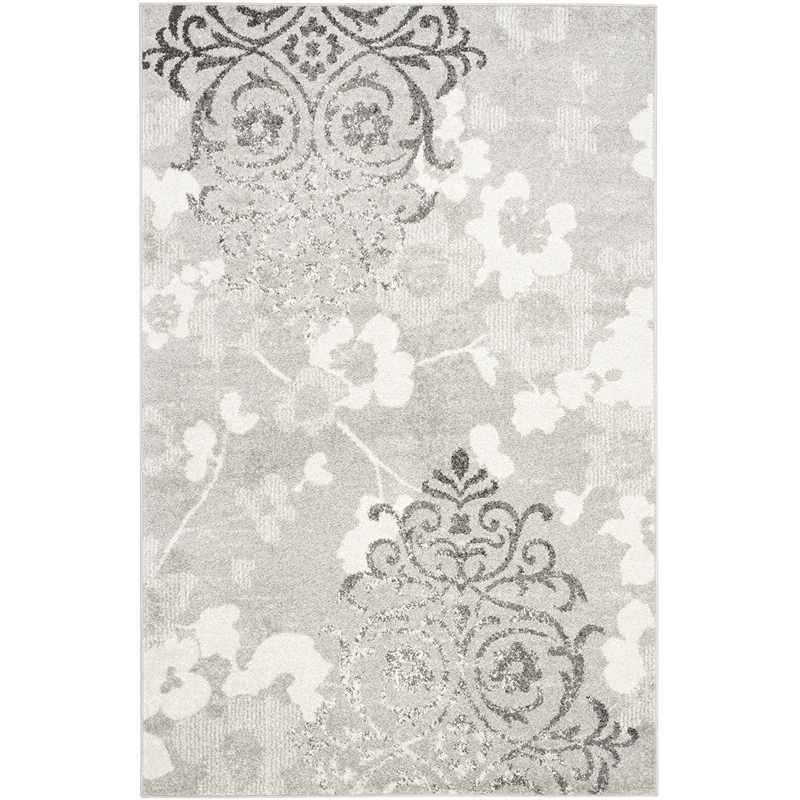 Hawthorne Collection Silver Area Rug - 5'1