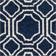 Hawthorne Collection Navy Indoor Outdoor Rug - Runner 2'3