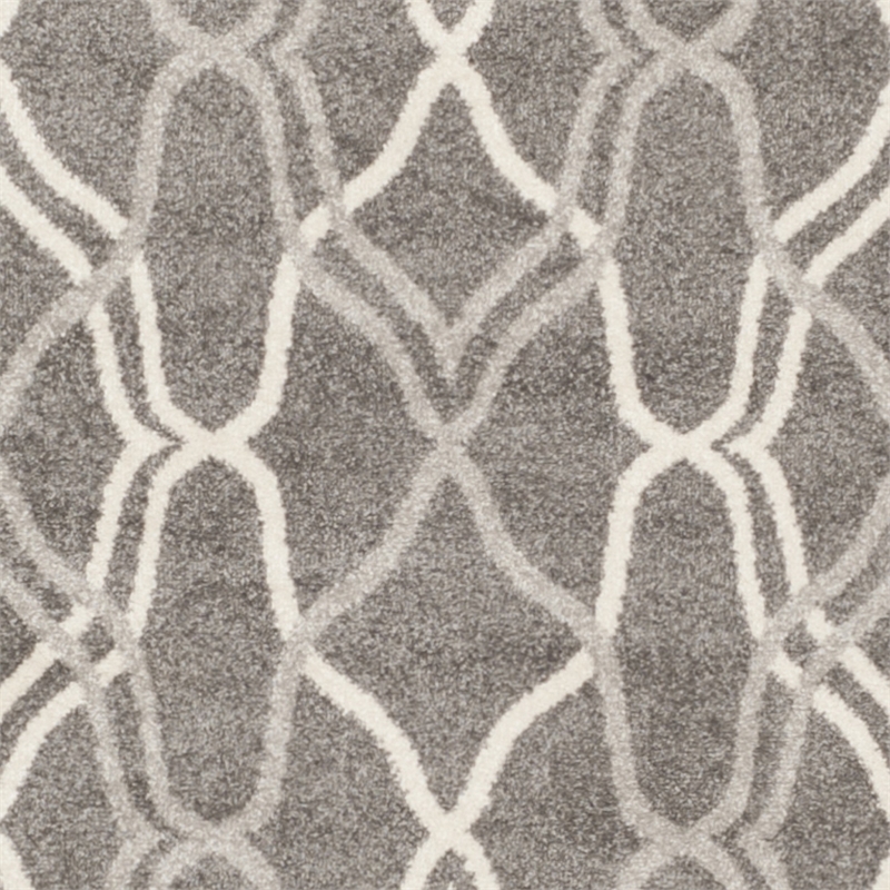 Hawthorne Collection Grey Indoor Outdoor Rug - 8' x 10'