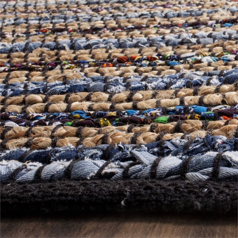 Hawthorne Collection Blue Contemporary Rug - 9' x 12'