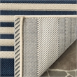 Hawthorne Collection Navy Indoor Outdoor Rug - Runner 2'3