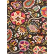 Hawthorne Collection Brown Contemporary Rug - 6'7