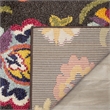 Hawthorne Collection Brown Contemporary Rug - 6'7