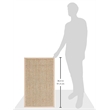Hawthorne Collection Natural Area Rug - 2' x 3'