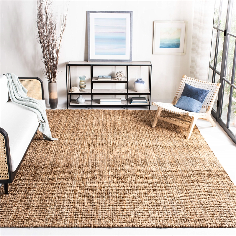Hawthorne Collection Natural Area Rug - 5' x 7'6