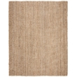 Hawthorne Collection Natural Area Rug - 5' x 7'6