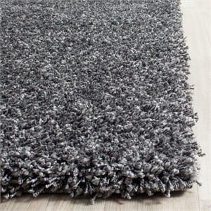 Hawthorne Collection Dark Grey Shag Rug - Runner 2'3&quot x 5'