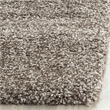 Hawthorne Collection Grey Shag Rug - Runner 2' x 6'