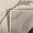 Hawthorne Collection Cream Shag Rug - 2'3