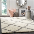 Hawthorne Collection Ivory Shag Rug - 3' x 5'