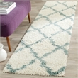 Hawthorne Collection Ivory Shag Rug - 3' x 5'
