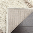 Hawthorne Collection Ivory Shag Rug - 8' x 10'