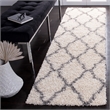 Hawthorne Collection Ivory Shag Rug - 2'3