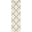 Hawthorne Collection Ivory Shag Rug - 2'3