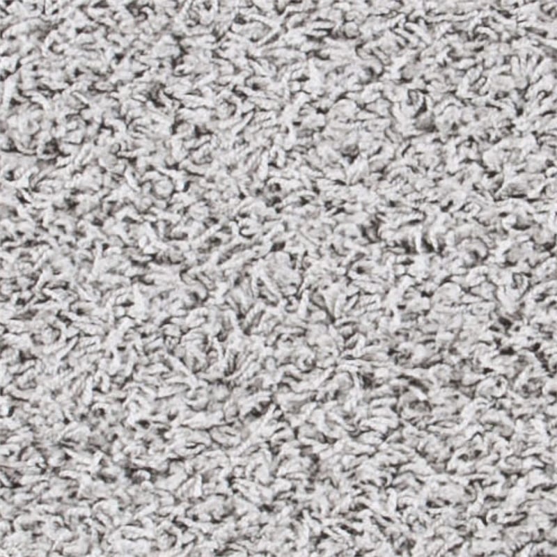 Hawthorne Collection Modern Gray Fabric Shag Rug