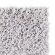 Hawthorne Collection Modern Gray Fabric Shag Rug
