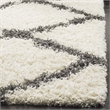 Hawthorne Collection Ivory Shag Rug - 8' x 10'