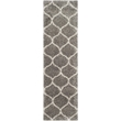 Hawthorne Collection Grey Shag Rug - 4' x 6'