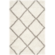 Hawthorne Collection Ivory Shag Rug - 4' x 6'